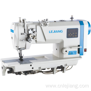 Direct drive double needle flat sewing machine